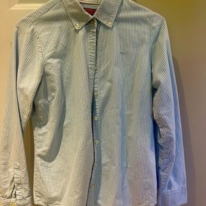 Vineyard Vines Blue and White Striped Oxford